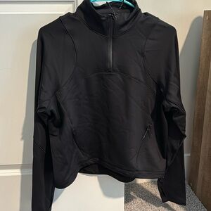Lululemon tech fleece hiking 1/4 zip pullover.